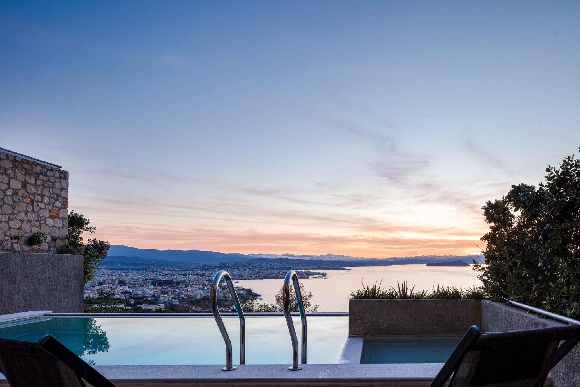Omnia Luxury Villas - "Heated" Pools & Breathtaking Seaviews! Chania  Ngoại thất bức ảnh