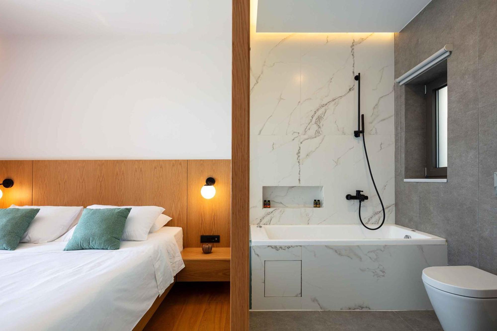 Omnia Luxury Villas - "Heated" Pools & Breathtaking Seaviews! Chania  Ngoại thất bức ảnh