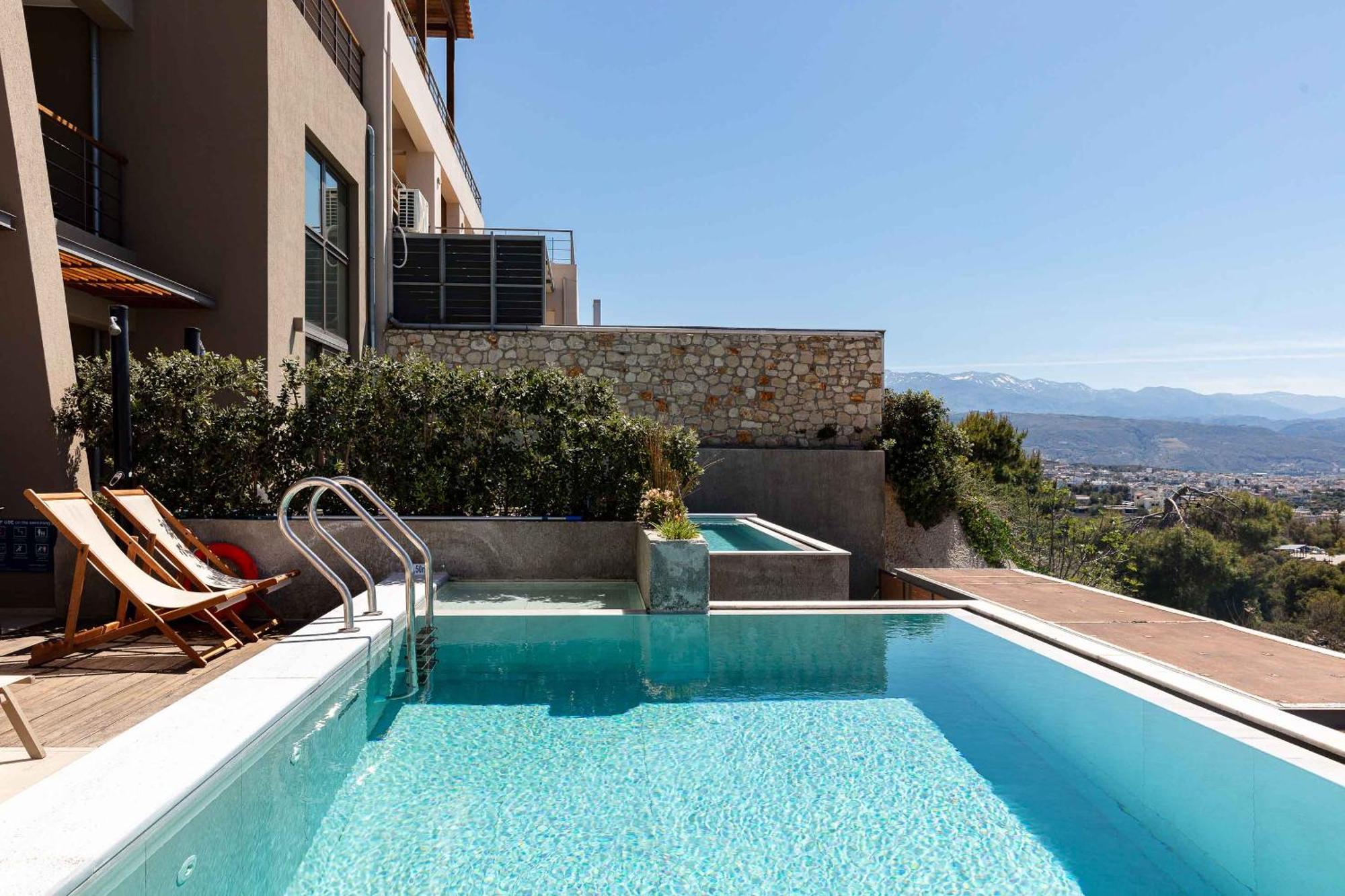 Omnia Luxury Villas - "Heated" Pools & Breathtaking Seaviews! Chania  Phòng bức ảnh