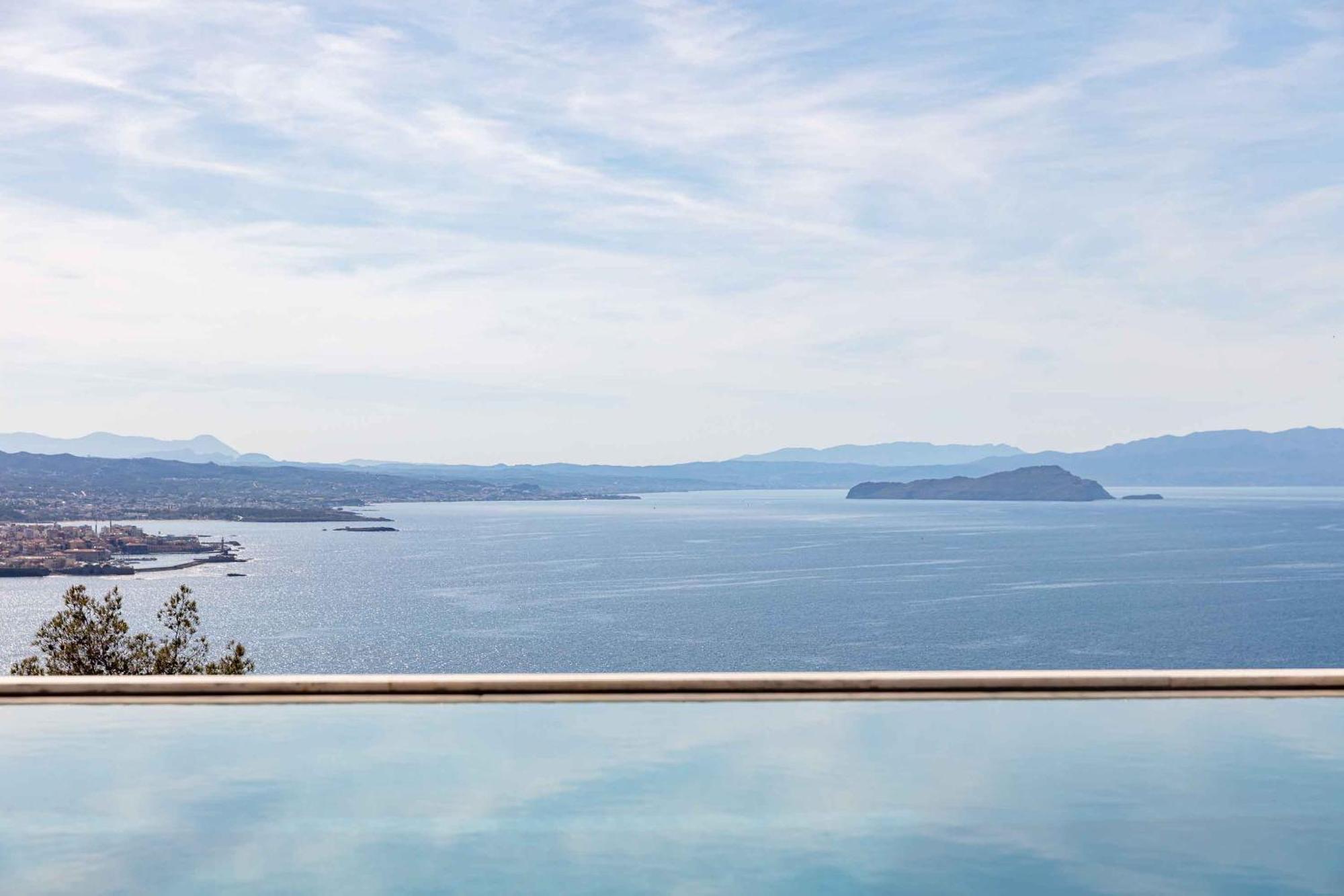 Omnia Luxury Villas - "Heated" Pools & Breathtaking Seaviews! Chania  Phòng bức ảnh